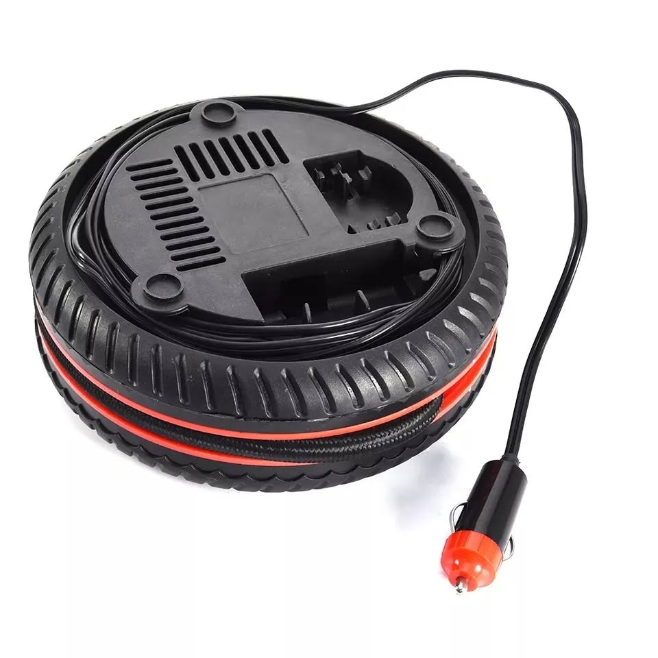 Portable 12V Car Tyre Air Compressor Pump | Fast Inflation for Car, Bike, & Sports Balls | Compact & Easy to Use